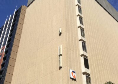 Exterior Wall Works At Telstra Building - Paint Coating - Magellan Company