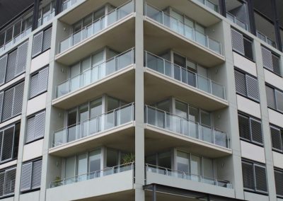 Glass Balcony At Promontory Apartments - Building Facade - Magellan Company