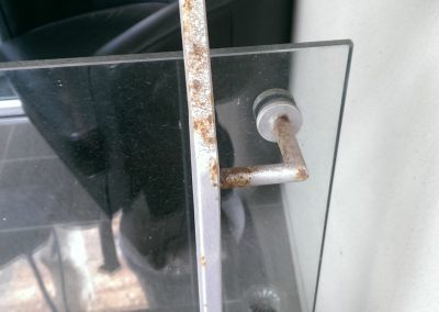 Rusted Steel Balcony At Promontory Apartments - Abseiling Sydney - Magellan Company